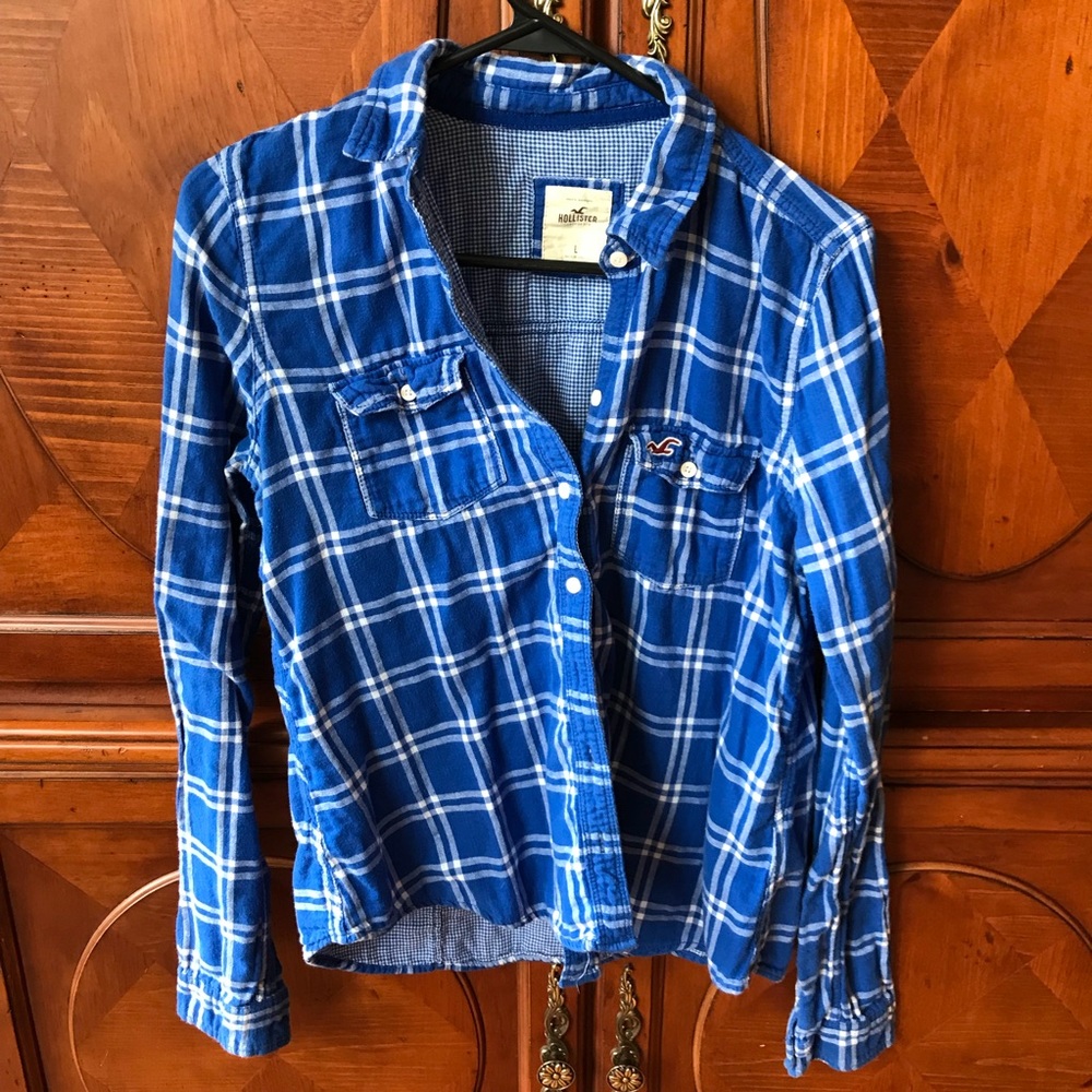 Barely worn Hollister Flannel